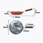 Nitride Iron Fry Pan 24cm Kübell
