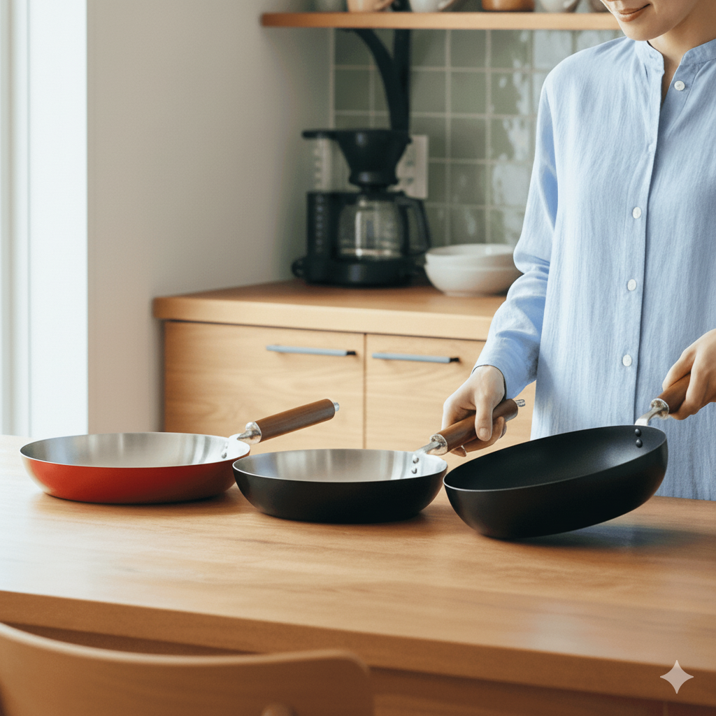 Nitride Iron Fry Pan 24cm Kübell